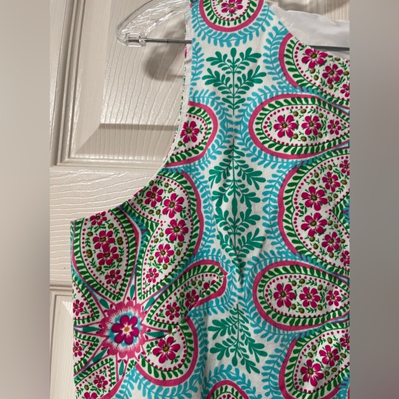 LONDON TIMES Women's Sheath Shift Dress Bright Foral Pattern Size 12 - Picture 6 of 12